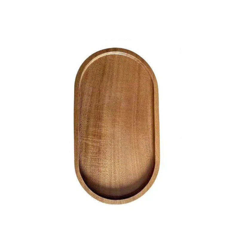 Aurevia Elegant Wood Serving Tray for Rustic Charm - All Around Casa
