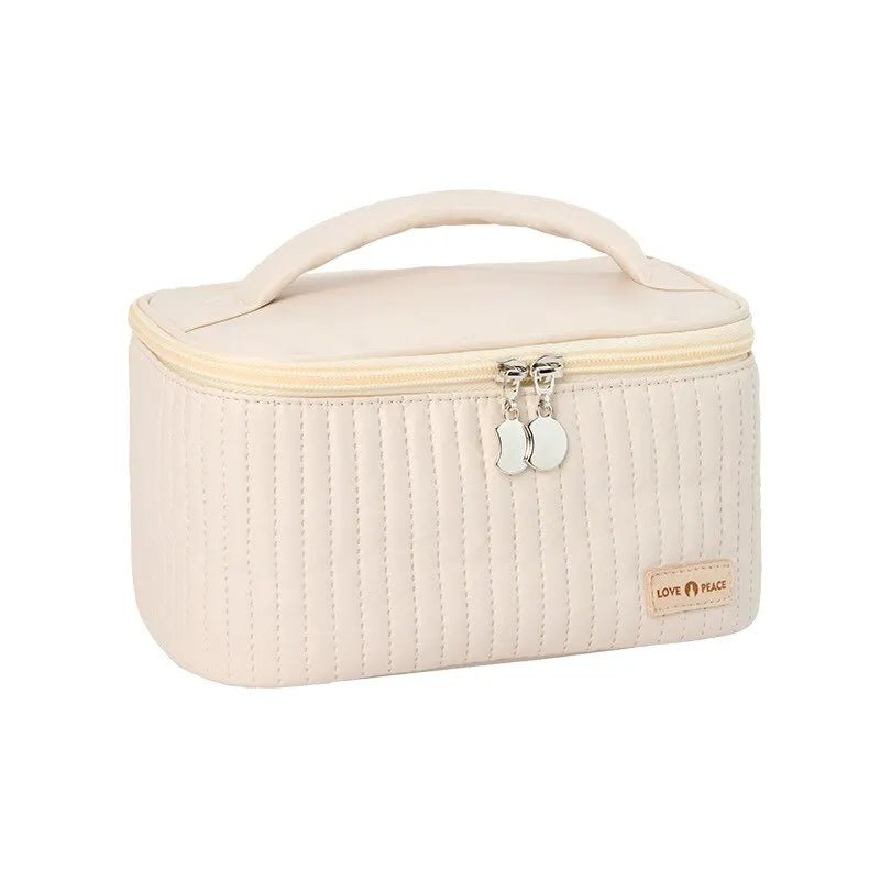 Aurevia Luxe Cosmetic Organizer Bag – Elegant Travel Companion for Effortless Beauty - All Around Casa