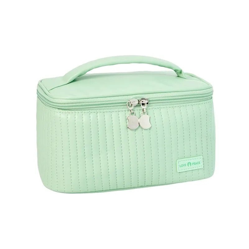 Aurevia Luxe Cosmetic Organizer Bag – Elegant Travel Companion for Effortless Beauty - All Around Casa