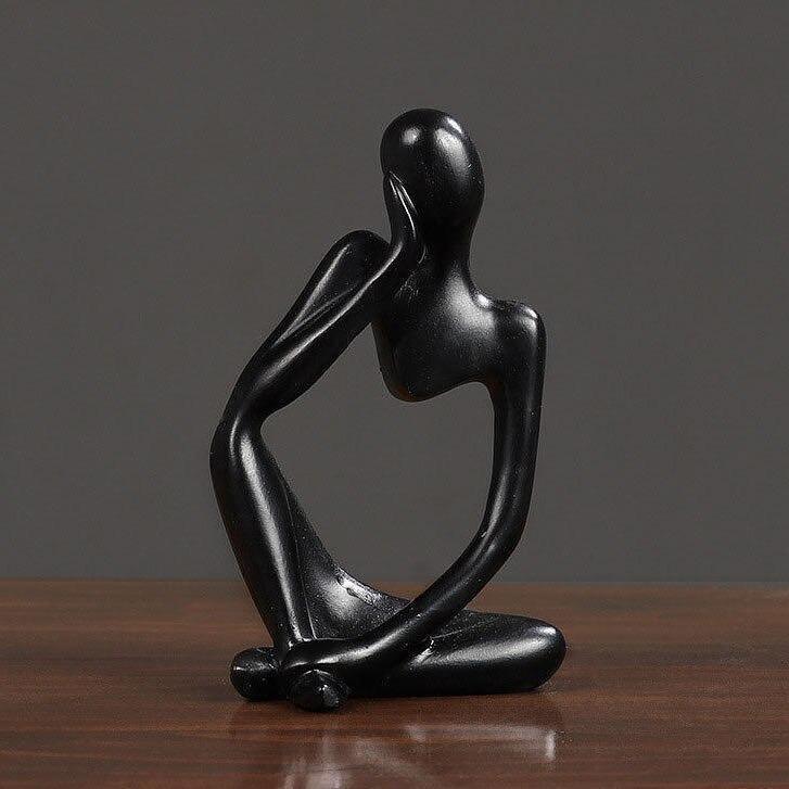 Aurevo Elegant Resin Statue – Modern Abstract Sculpture for Refined Interiors - All Around Casa