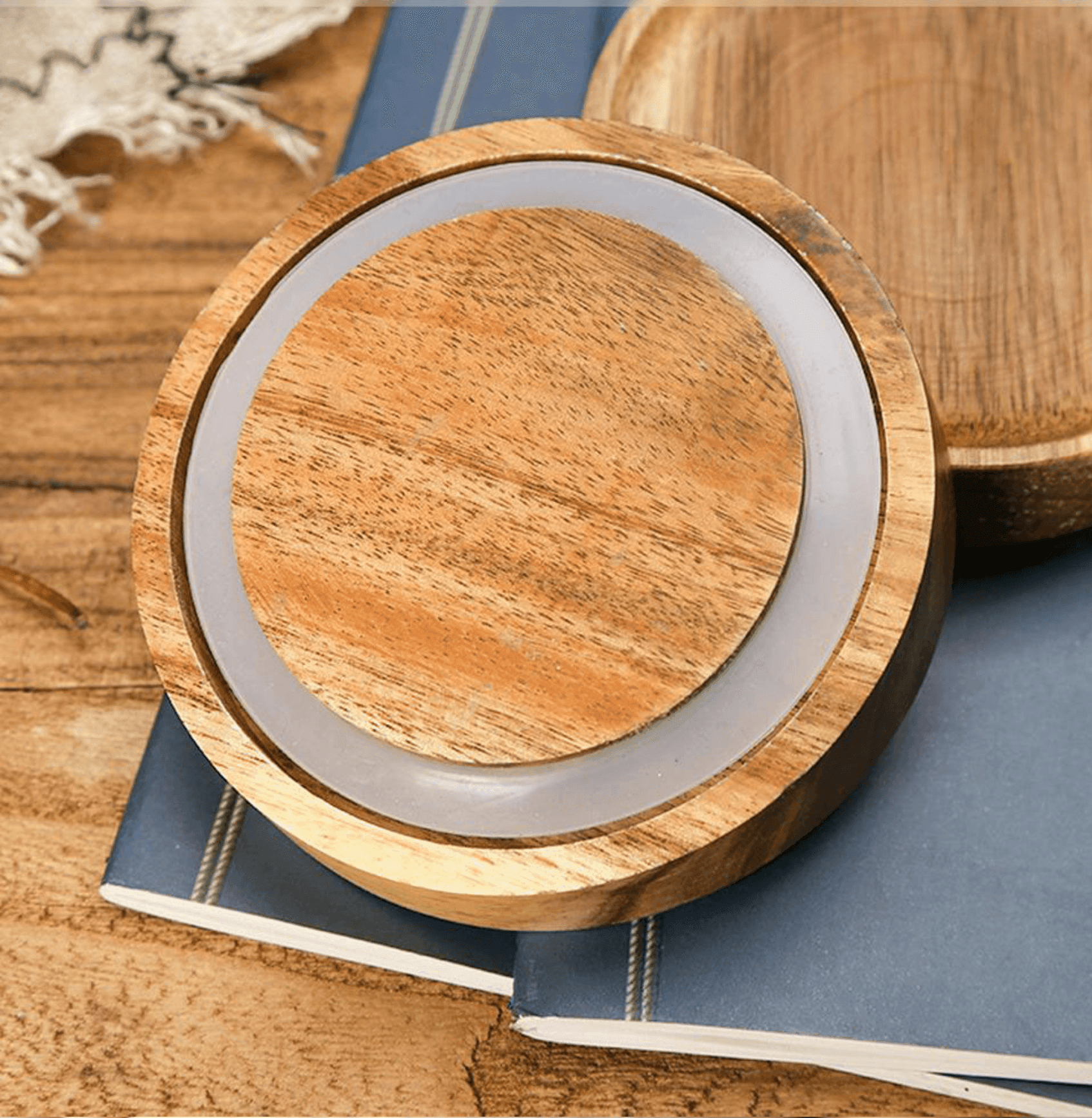 AuriCasa Elegant Glass & Acacia Storage Jars – Airtight Kitchen Organizers for a Refined Pantry - All Around Casa