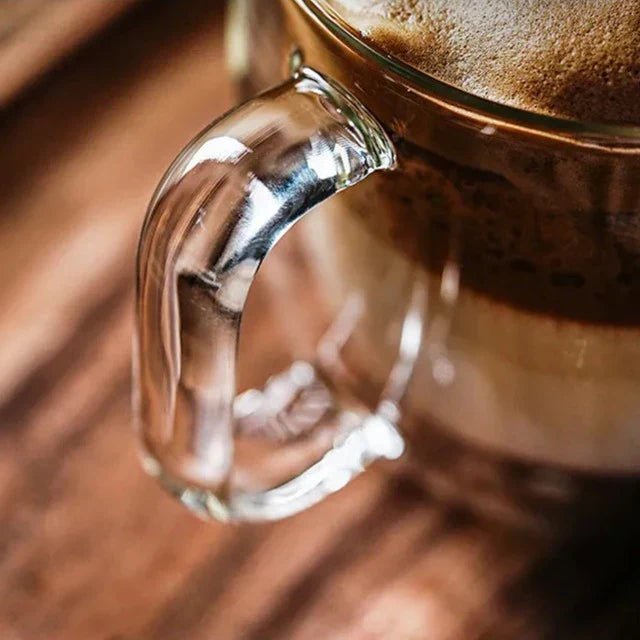 AuriGlass Elegant Handblown Mugs for a Serene Coffee & Tea Ritual - All Around Casa