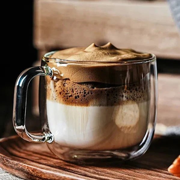 AuriGlass Elegant Handblown Mugs for a Serene Coffee & Tea Ritual - All Around Casa