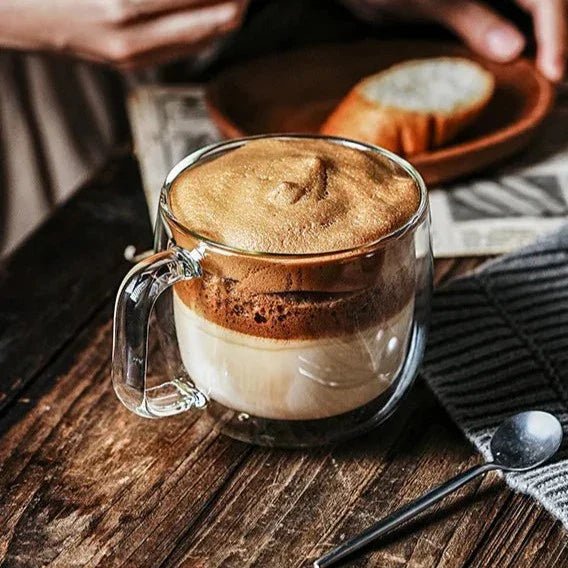 AuriGlass Elegant Handblown Mugs for a Serene Coffee & Tea Ritual - All Around Casa
