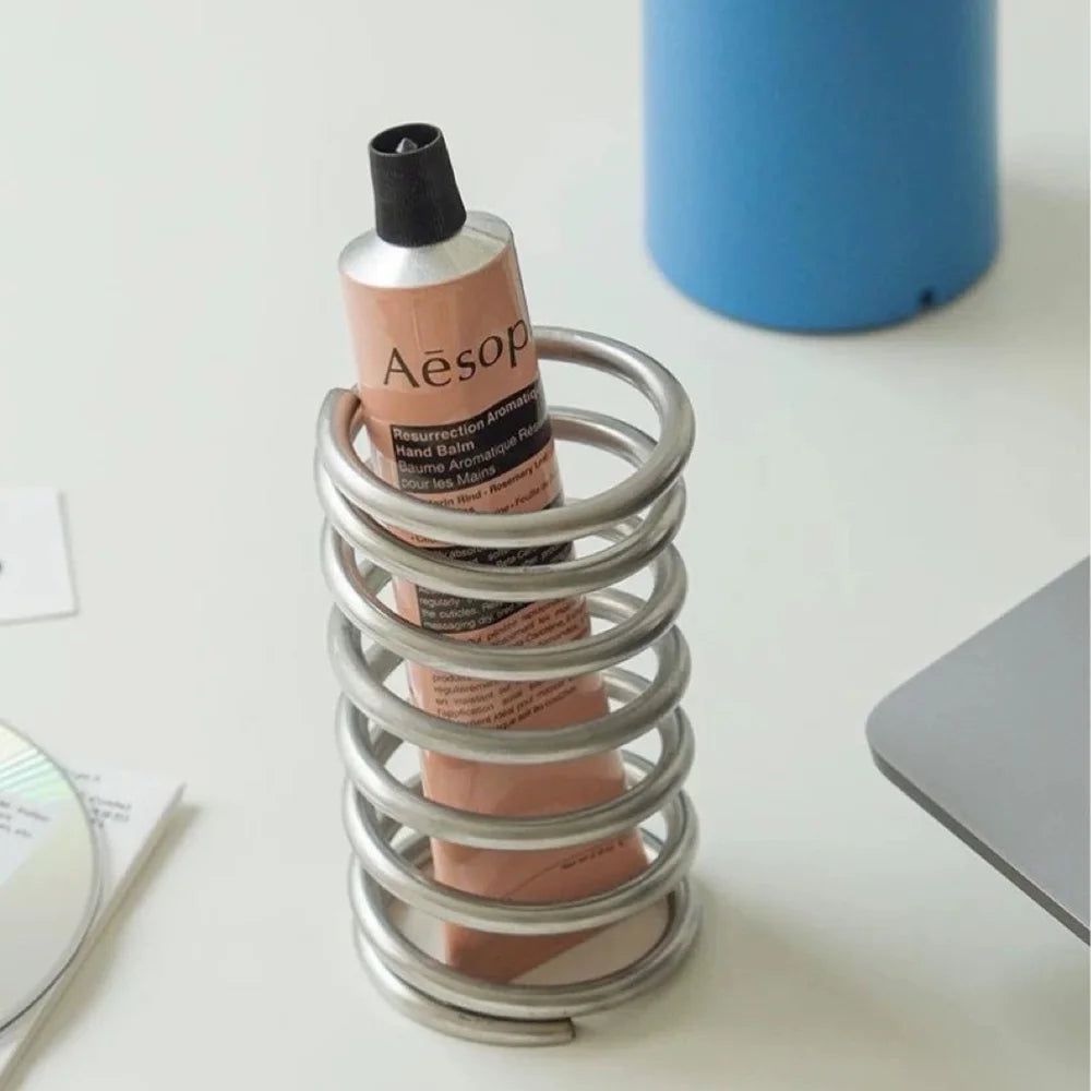 AuriSpring Elegant Stainless Steel Toothbrush Holder for a Sleek Bathroom Touch - All Around Casa