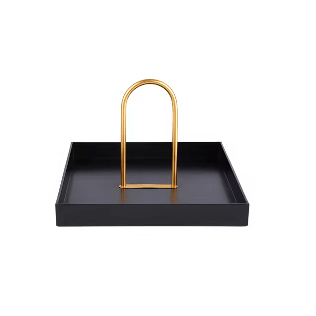 Aurora Elegance Jewelry Tray – Chic Aluminum Display for Modern Vanity - All Around Casa