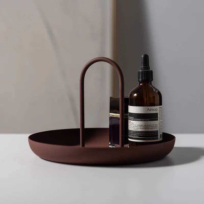 Aurora Elegance Jewelry Tray – Chic Aluminum Display for Modern Vanity - All Around Casa