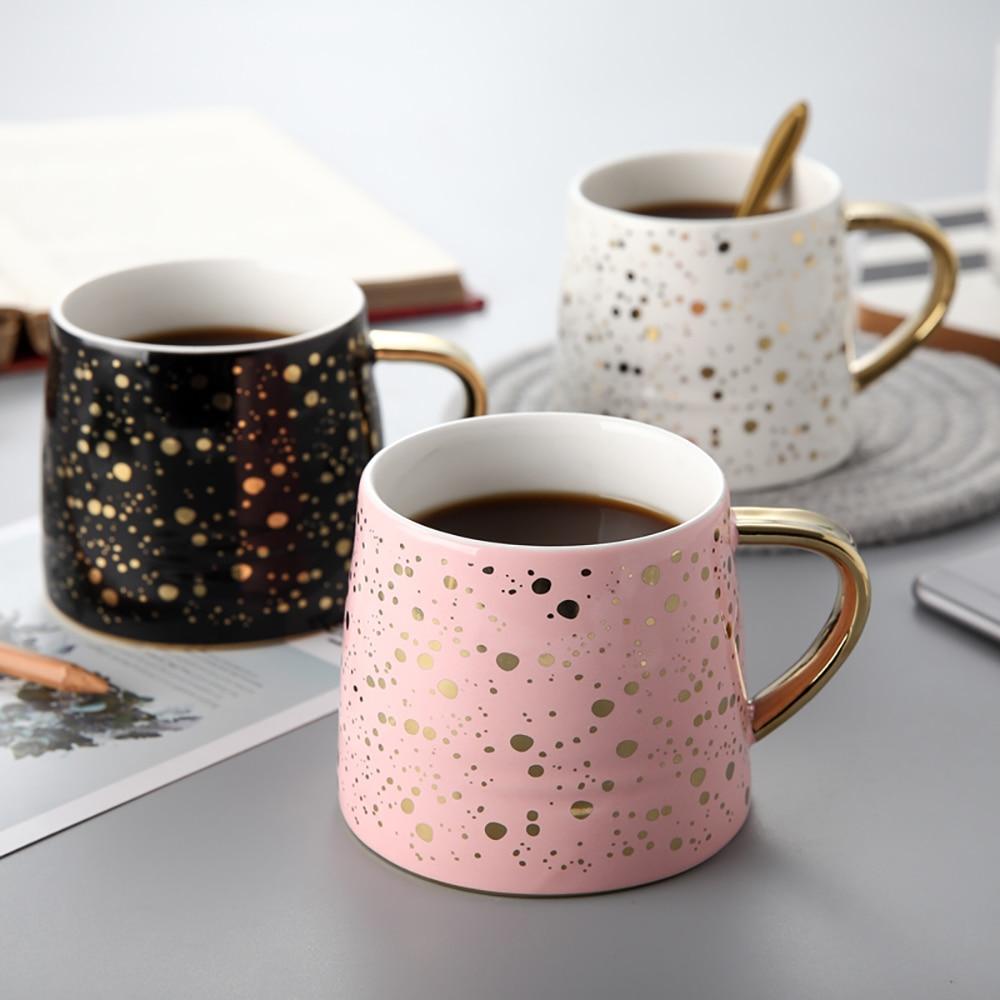 Aurora Gilded Ceramic Mug – Elegant Gold - Accent Design for a Luxe Morning Ritual - All Around Casa