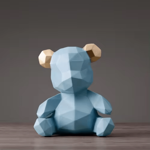 AuroraForm Elegant Bear Sculpture for Modern Artistic Spaces - All Around Casa