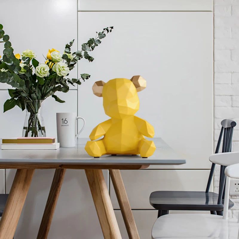 AuroraForm Elegant Bear Sculpture for Modern Artistic Spaces - All Around Casa
