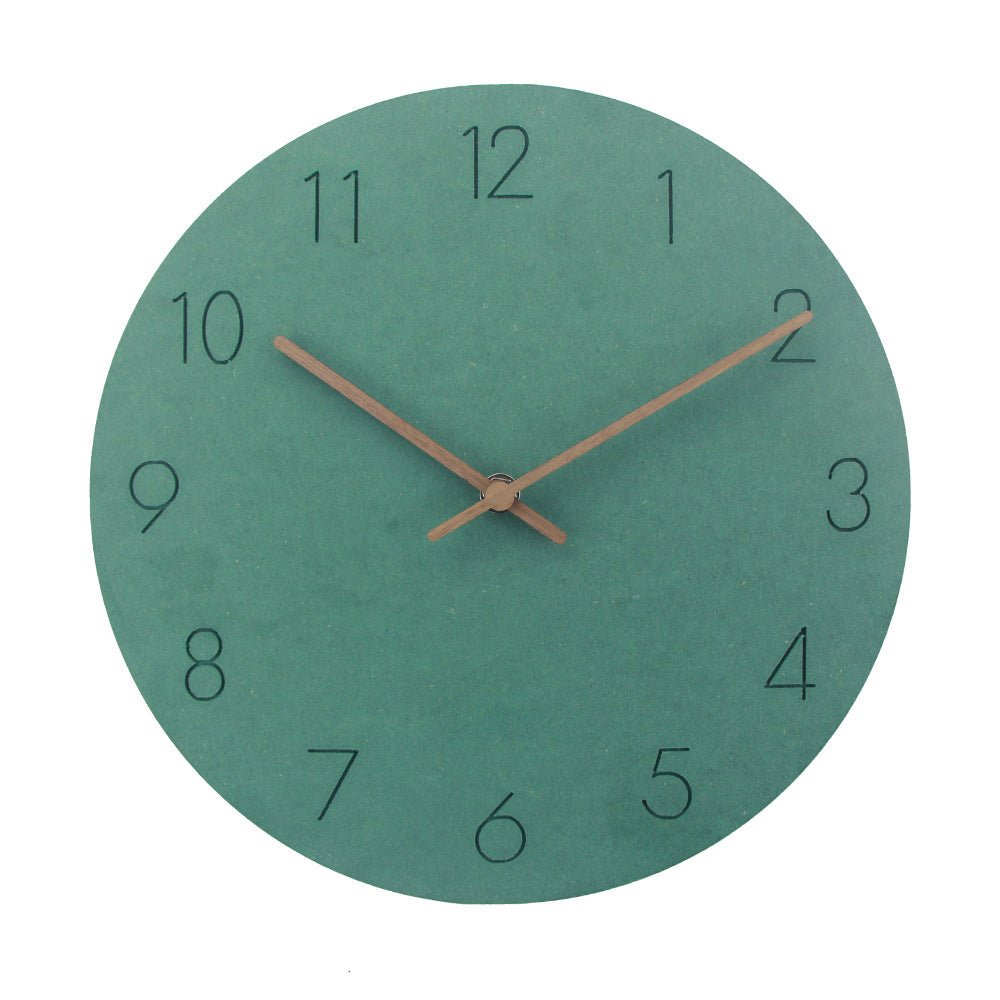 AuroraHush Elegant Wall Clock – Nordic Minimalist Design for Serene Interiors - All Around Casa