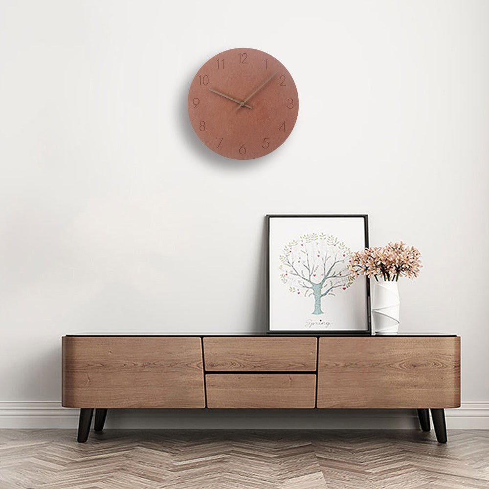 AuroraHush Elegant Wall Clock – Nordic Minimalist Design for Serene Interiors - All Around Casa
