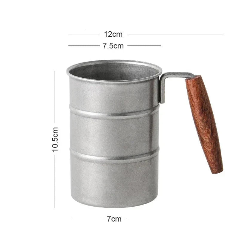AuroraSteel Elegant Coffee Mug with Vintage Charm - All Around Casa