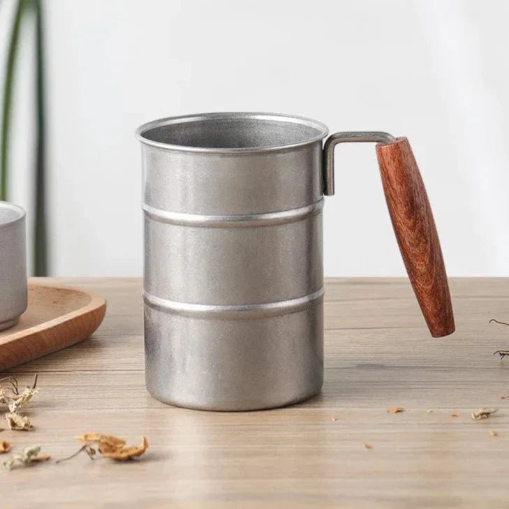 AuroraSteel Elegant Coffee Mug with Vintage Charm - All Around Casa