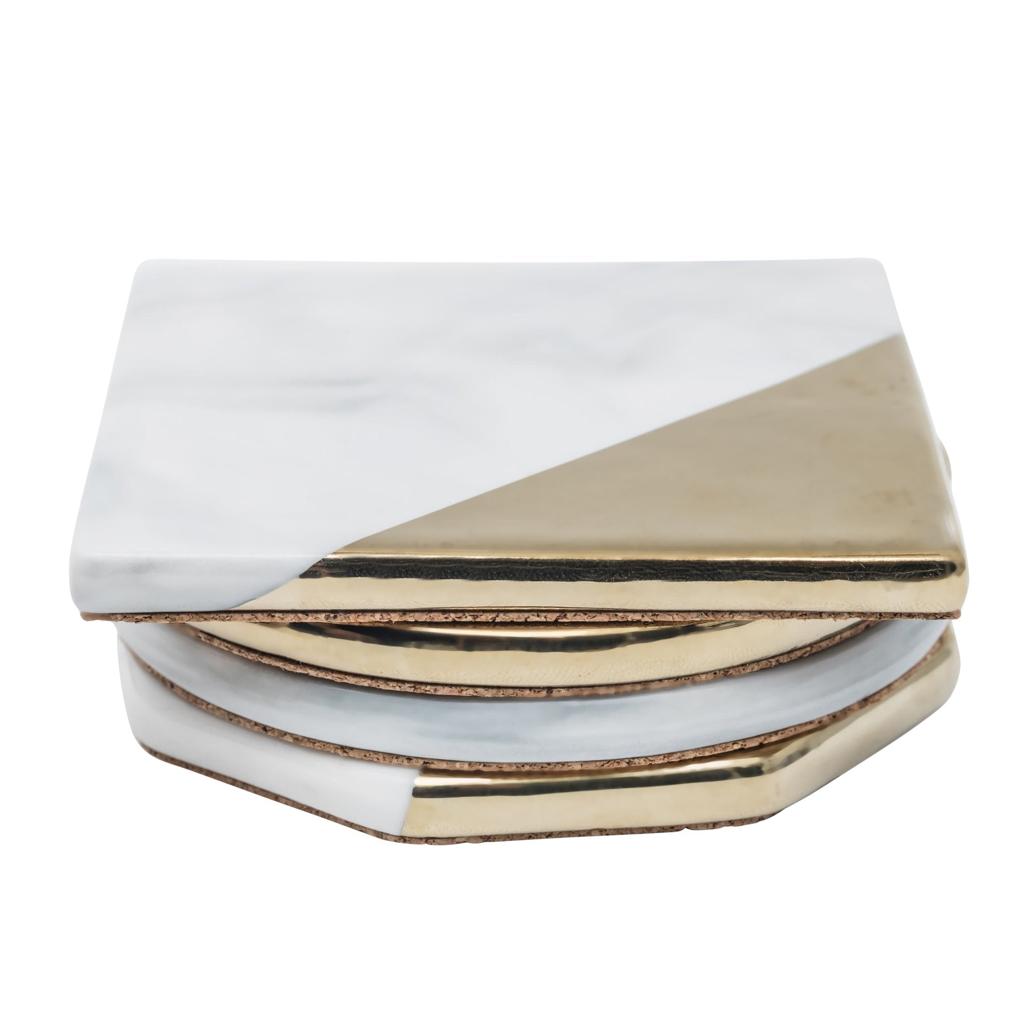 AuroraStone Elegant Marble Coaster – Timeless Accent for Refined Tabletops - All Around Casa