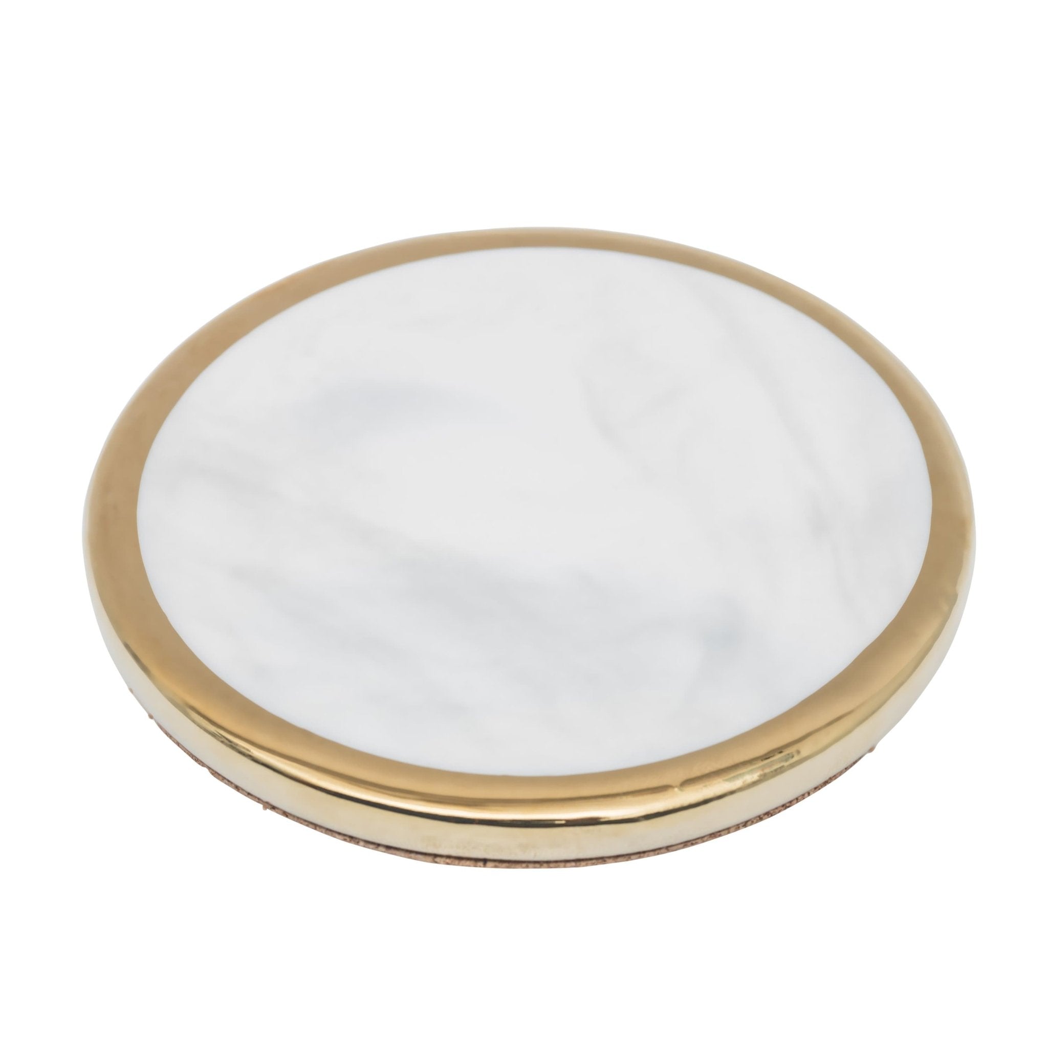 AuroraStone Elegant Marble Coaster – Timeless Accent for Refined Tabletops - All Around Casa