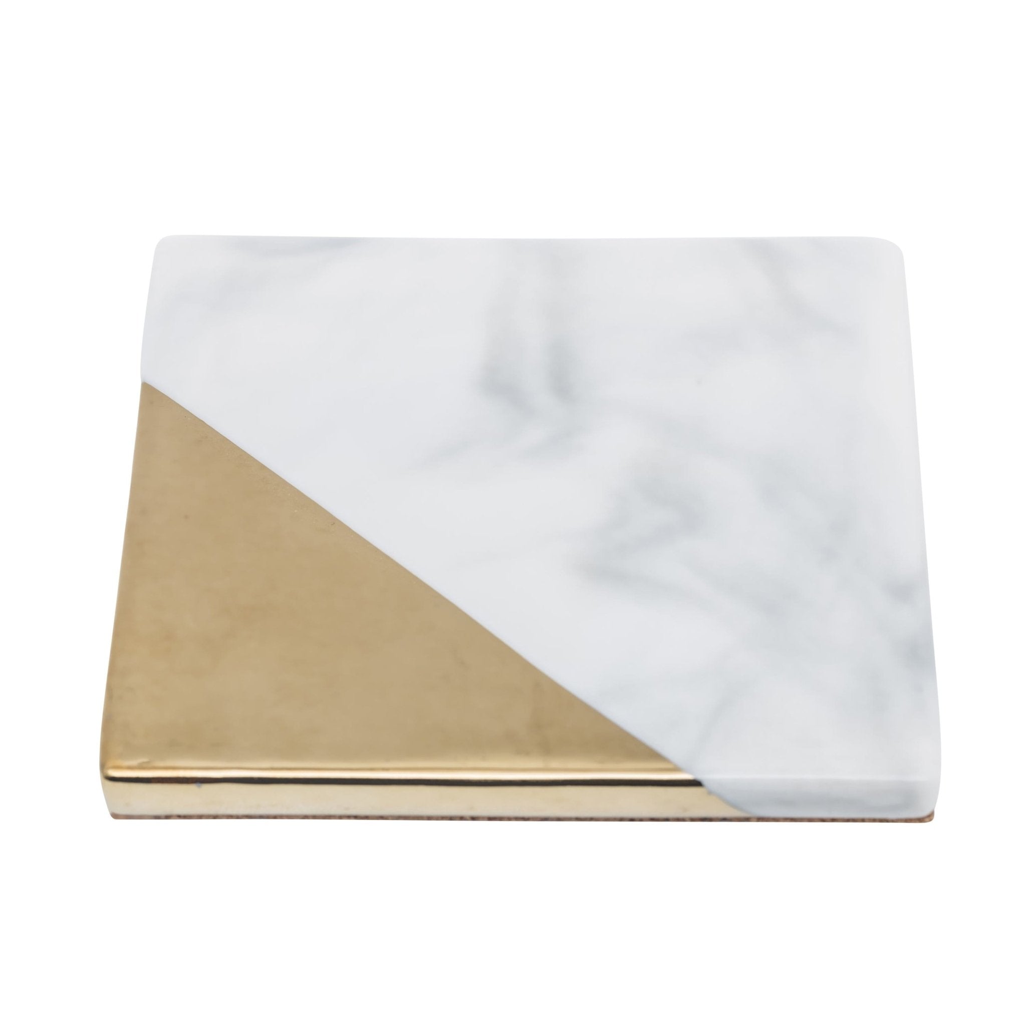 AuroraStone Elegant Marble Coaster – Timeless Accent for Refined Tabletops - All Around Casa