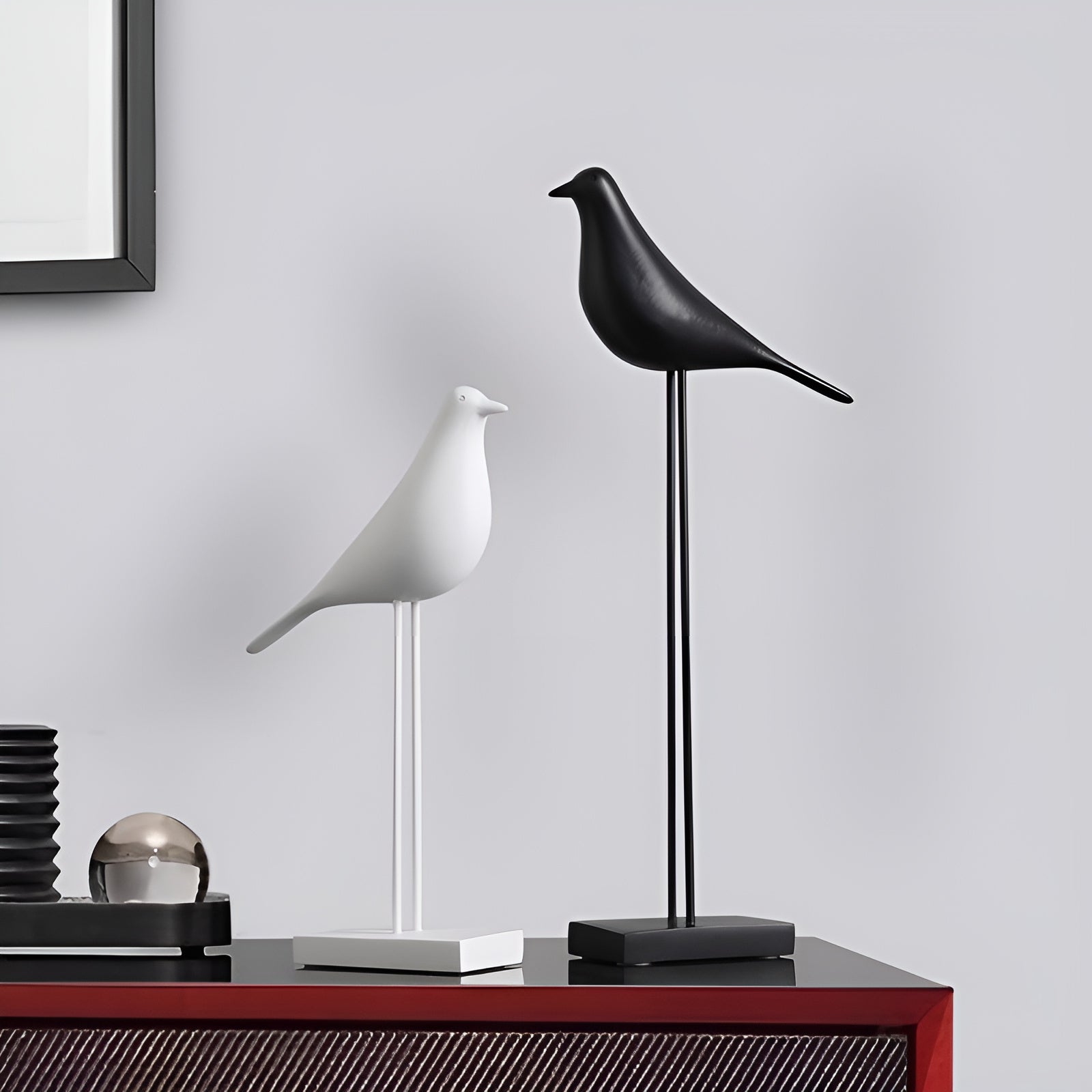 Aviora Elegant Ceramic Bird Sculptures for Modern Tranquil Interiors - All Around Casa