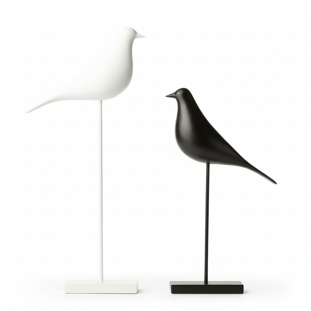 Aviora Elegant Ceramic Bird Sculptures for Modern Tranquil Interiors - All Around Casa