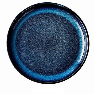 AzureTide Elegant Ceramic Dinner Plates for Refined Coastal Dining - All Around Casa