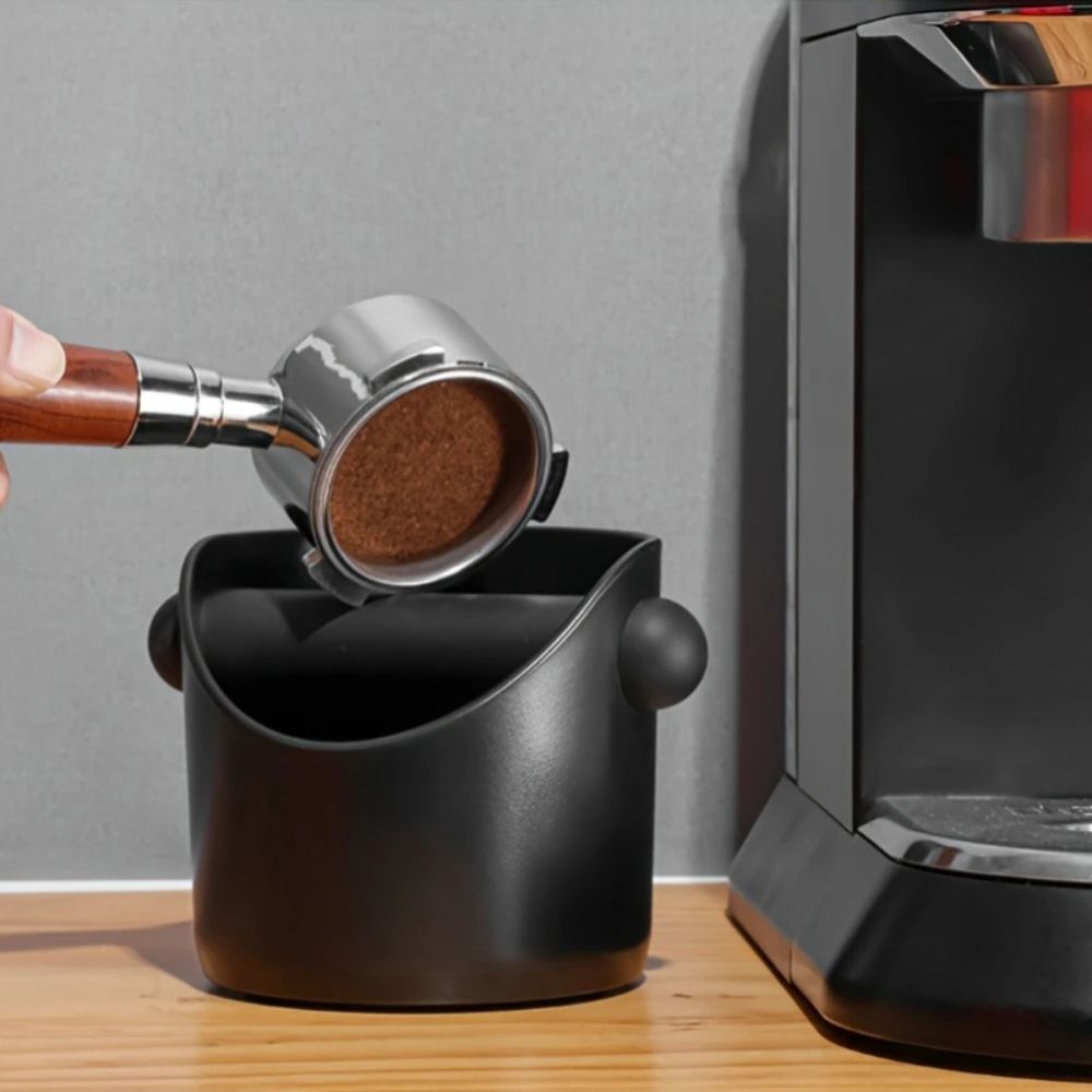 BrewLuxe Coffee Knock Box – Elegant Counter Companion for Effortless Espresso Prep - All Around Casa