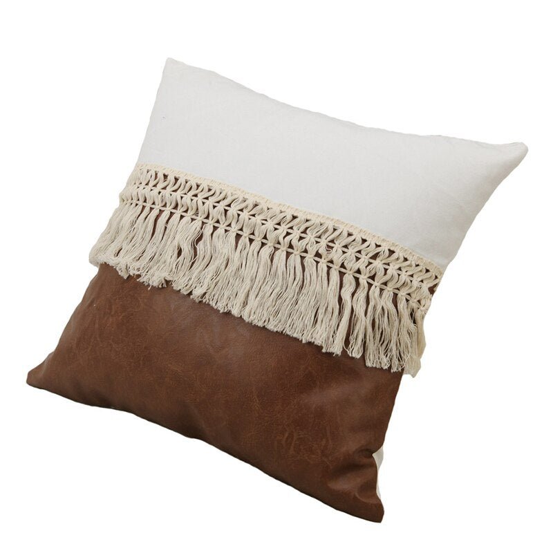 CasaLoom Boho Tassel Pillow Covers – Chic Accent Set for Cozy Living Spaces - All Around Casa