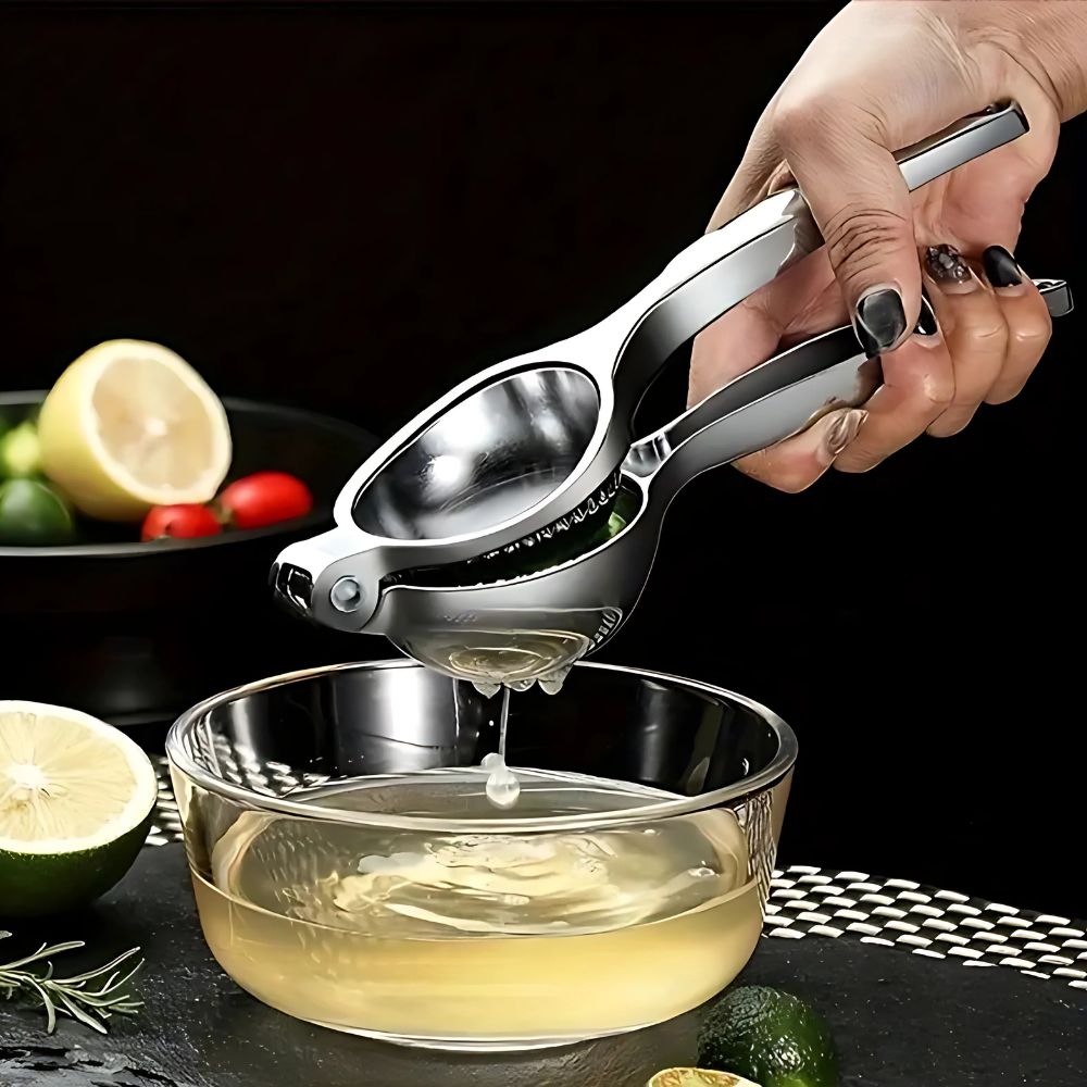 Citrinox Stainless Juicer – Sleek Hand Press for Effortless Fresh Juice Extraction - All Around Casa