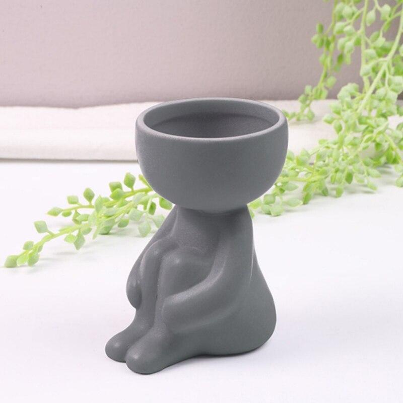 ClayHaven Whimsical Succulent Planter – Charming Ceramic Decor for a Playful Touch - All Around Casa