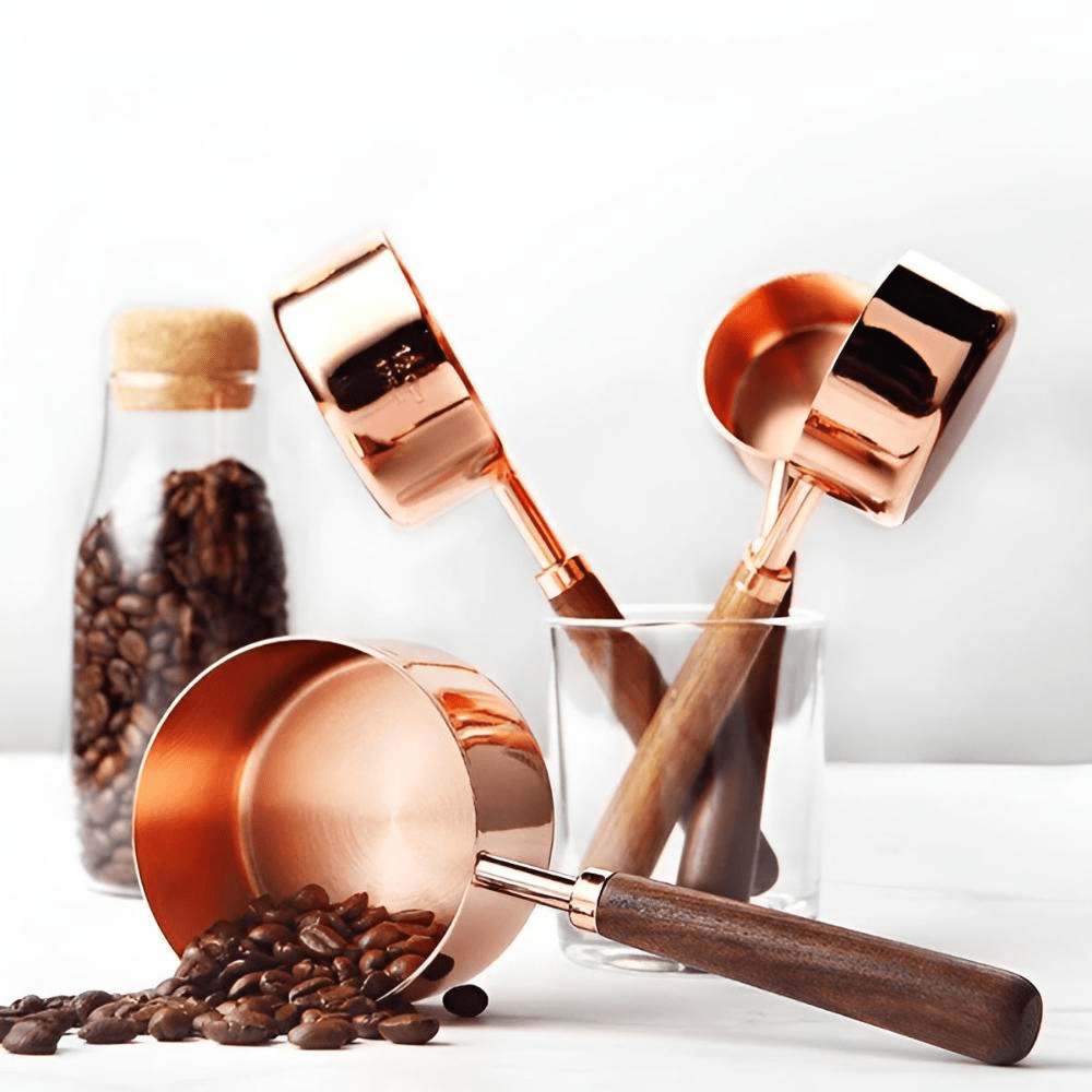 CulinaGleam Luxe Copper Measuring Set for Refined Kitchen Creations - All Around Casa