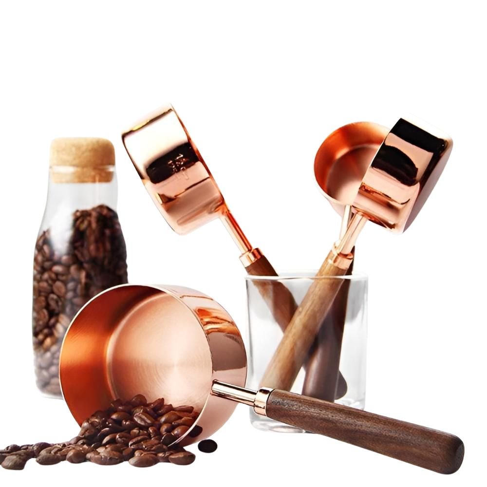 CulinaGleam Luxe Copper Measuring Set for Refined Kitchen Creations - All Around Casa