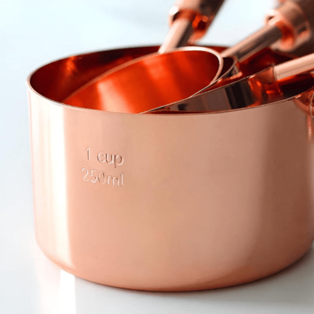 CulinaGleam Luxe Copper Measuring Set for Refined Kitchen Creations - All Around Casa