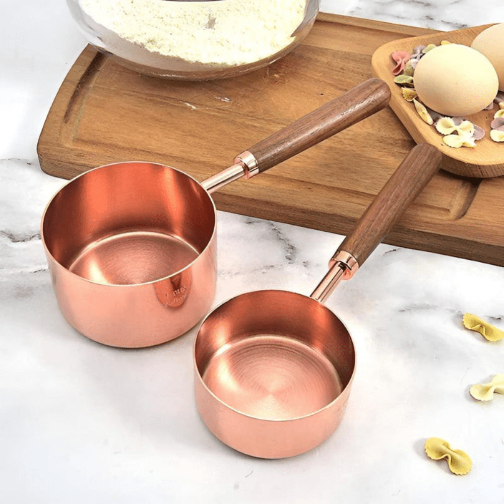 CulinaGleam Luxe Copper Measuring Set for Refined Kitchen Creations - All Around Casa