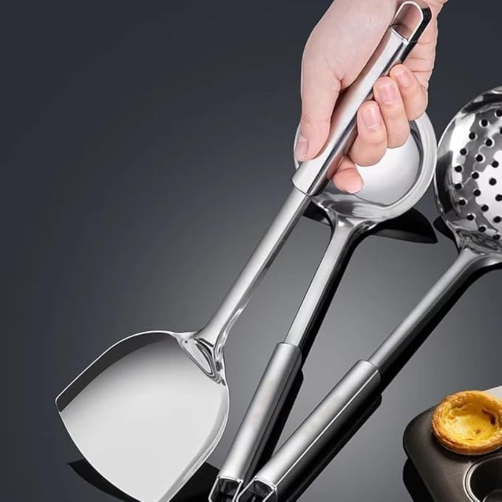 CulinaLuxe Elegant Stainless Steel Utensil Set – Crafted Precision for Modern Kitchens - All Around Casa