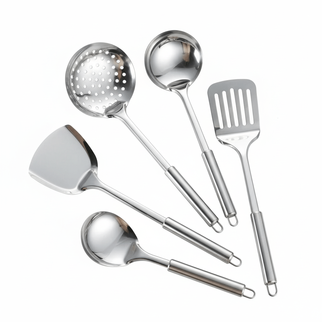 CulinaLuxe Elegant Stainless Steel Utensil Set – Crafted Precision for Modern Kitchens - All Around Casa