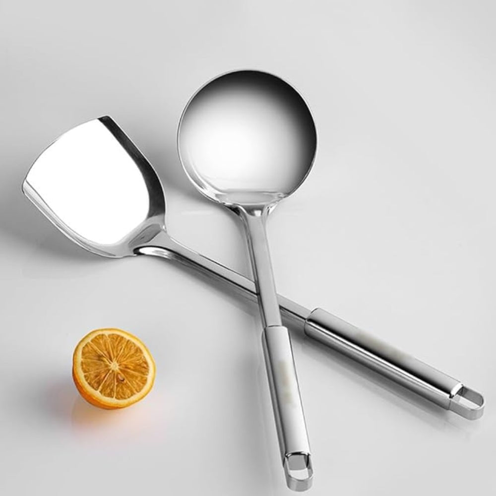 CulinaLuxe Elegant Stainless Steel Utensil Set – Crafted Precision for Modern Kitchens - All Around Casa