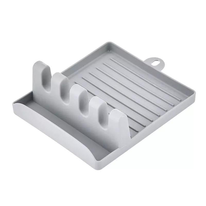 CulinaRest Elegant Silicone Utensil Holder – Heat - Resistant Countertop Stand for Organized Cooking - All Around Casa