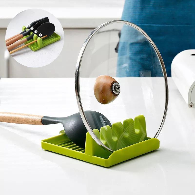 CulinaRest Elegant Silicone Utensil Holder – Heat - Resistant Countertop Stand for Organized Cooking - All Around Casa