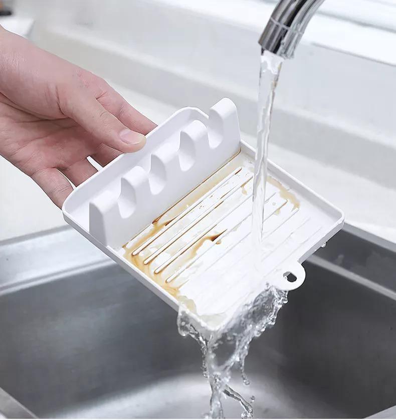 CulinaRest Elegant Silicone Utensil Holder – Heat - Resistant Countertop Stand for Organized Cooking - All Around Casa