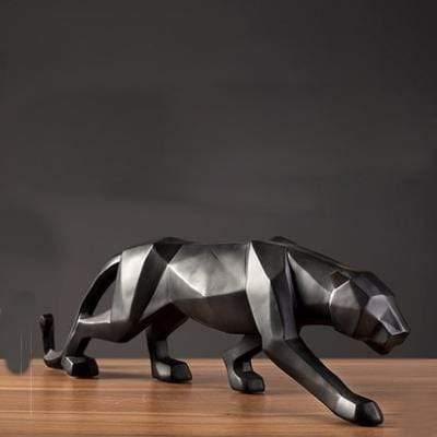 Ebonique Panther Sculpture – Bold Geometric Art for a Modern Interior - All Around Casa