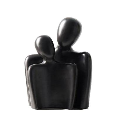 EternaBond Elegant Ceramic Sculpture – Abstract Modern Art for a Romantic Interior - All Around Casa