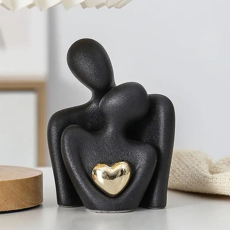 EternaForm Elegant Ceramic Love Sculptures for a Modern Romantic Interior - All Around Casa