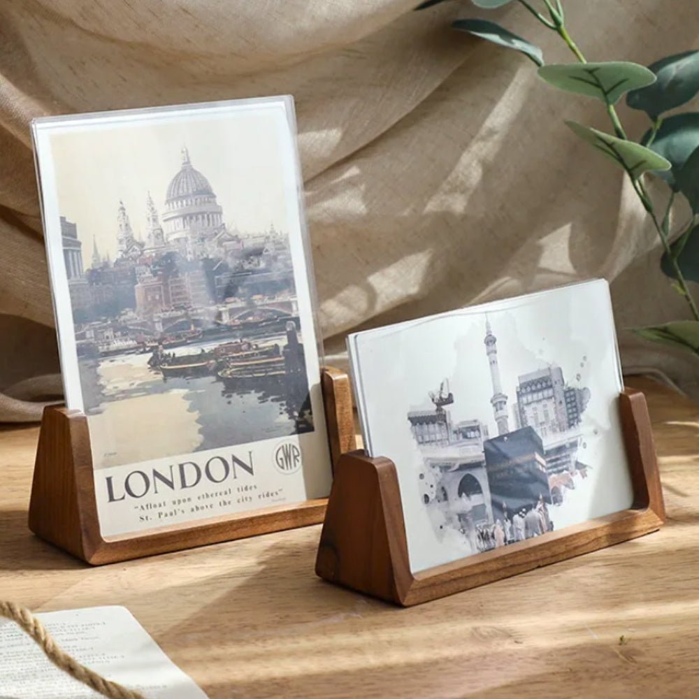 Everwood Luxe Walnut Frame – Elegant Display for Cherished Memories - All Around Casa