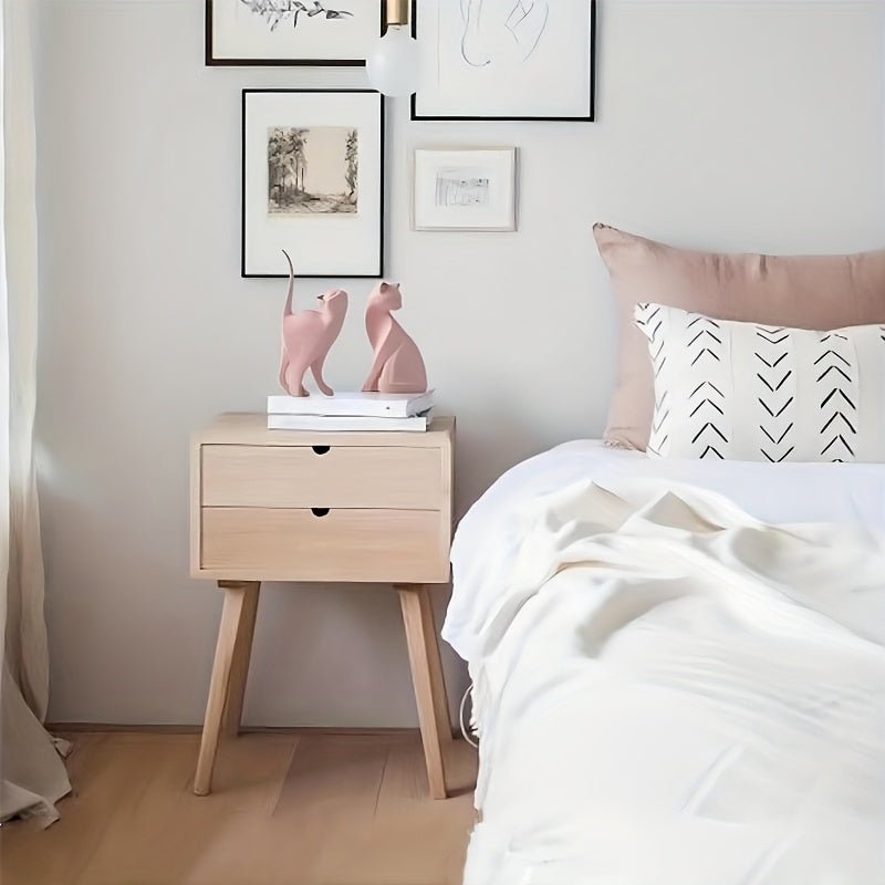 FelineAura Elegant Cat Sculpture – Handcrafted Nordic Accent for Modern Interiors - All Around Casa