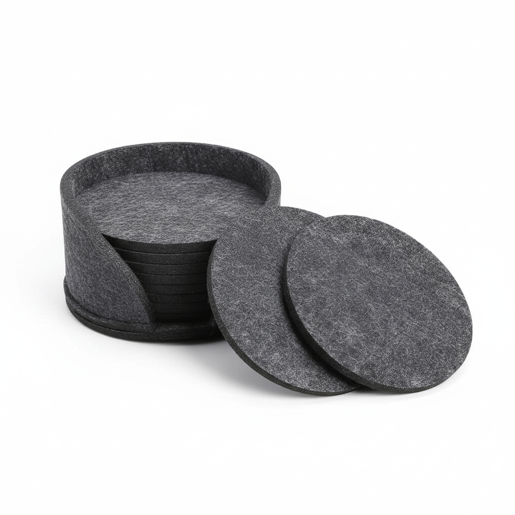 Feltique Luxe Coaster Set – Elegant Protection for Stylish Living Spaces - All Around Casa