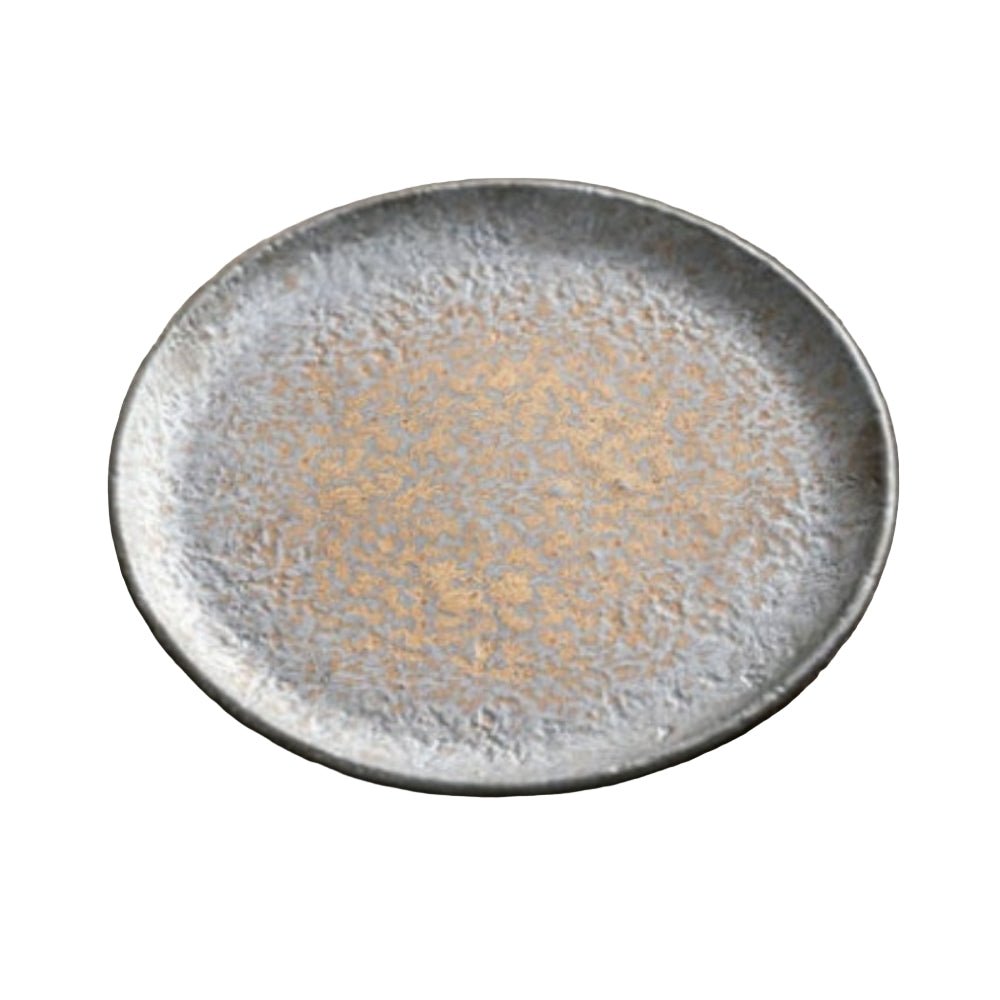 ForgeLuxe Ceramic Plate Set – Elegant Industrial Charm for Modern Dining - All Around Casa