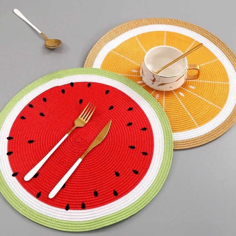 Fruitéa Charm Placemats – Vibrant Table Accents for Joyful Summer Dining - All Around Casa