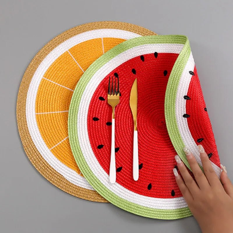 Fruitéa Charm Placemats – Vibrant Table Accents for Joyful Summer Dining - All Around Casa