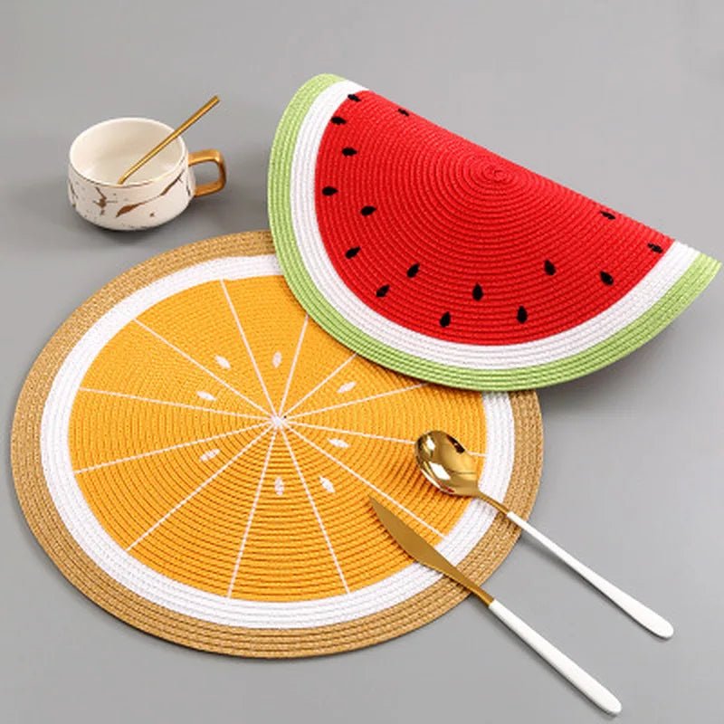 Fruitéa Charm Placemats – Vibrant Table Accents for Joyful Summer Dining - All Around Casa