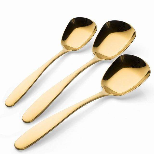 HarborMist Elegant Serving Spoon Set – Sophisticated Dining Accent - All Around Casa