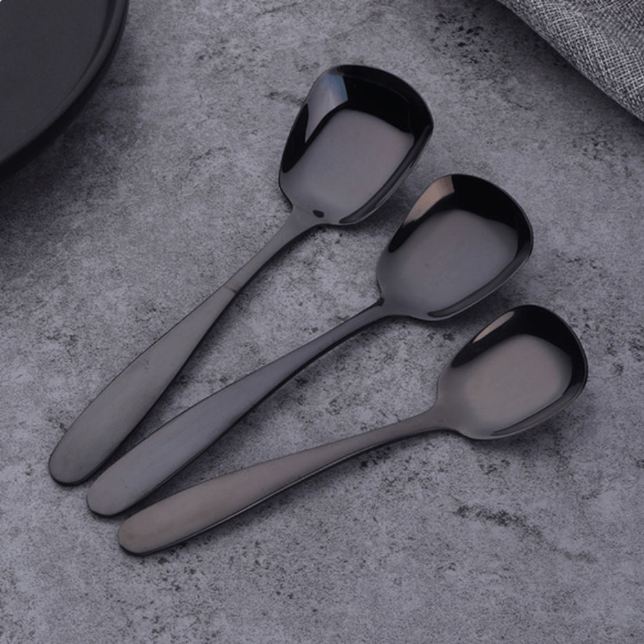 HarborMist Elegant Serving Spoon Set – Sophisticated Dining Accent - All Around Casa